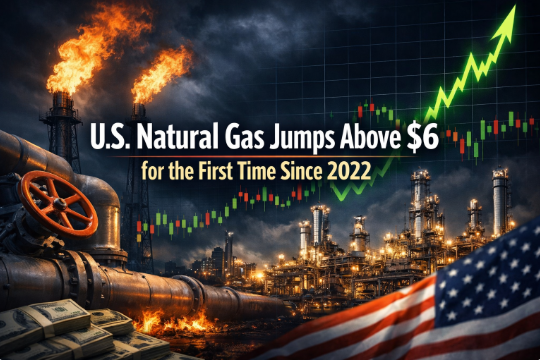 قفزة الغاز الطبيعي الأميركي فوق 6 دولارات للمرة الأولى منذ 2022